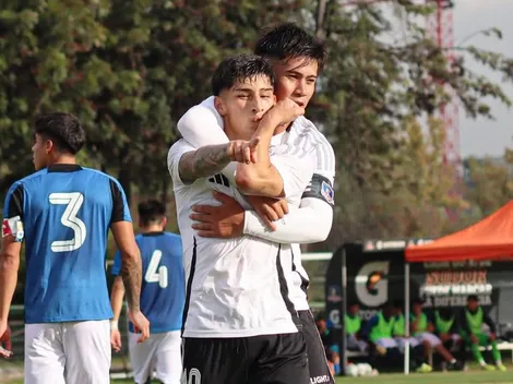 Marchant brilla en Colo Colo Fútbol Joven con doblete ante Huachipato
