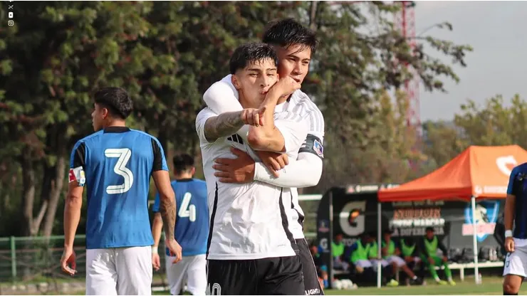 Marchant brilla en Colo Colo Fútbol Joven con doblete ante Huachipato.