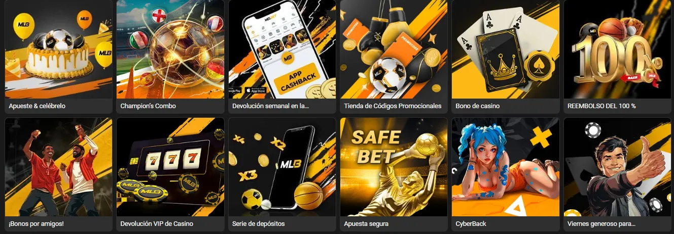 Captura realizada desde la web de Melbet