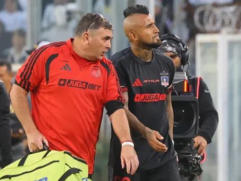 Arturo Vidal se refiere a la lesión que sufrió en el empate de Colo Colo