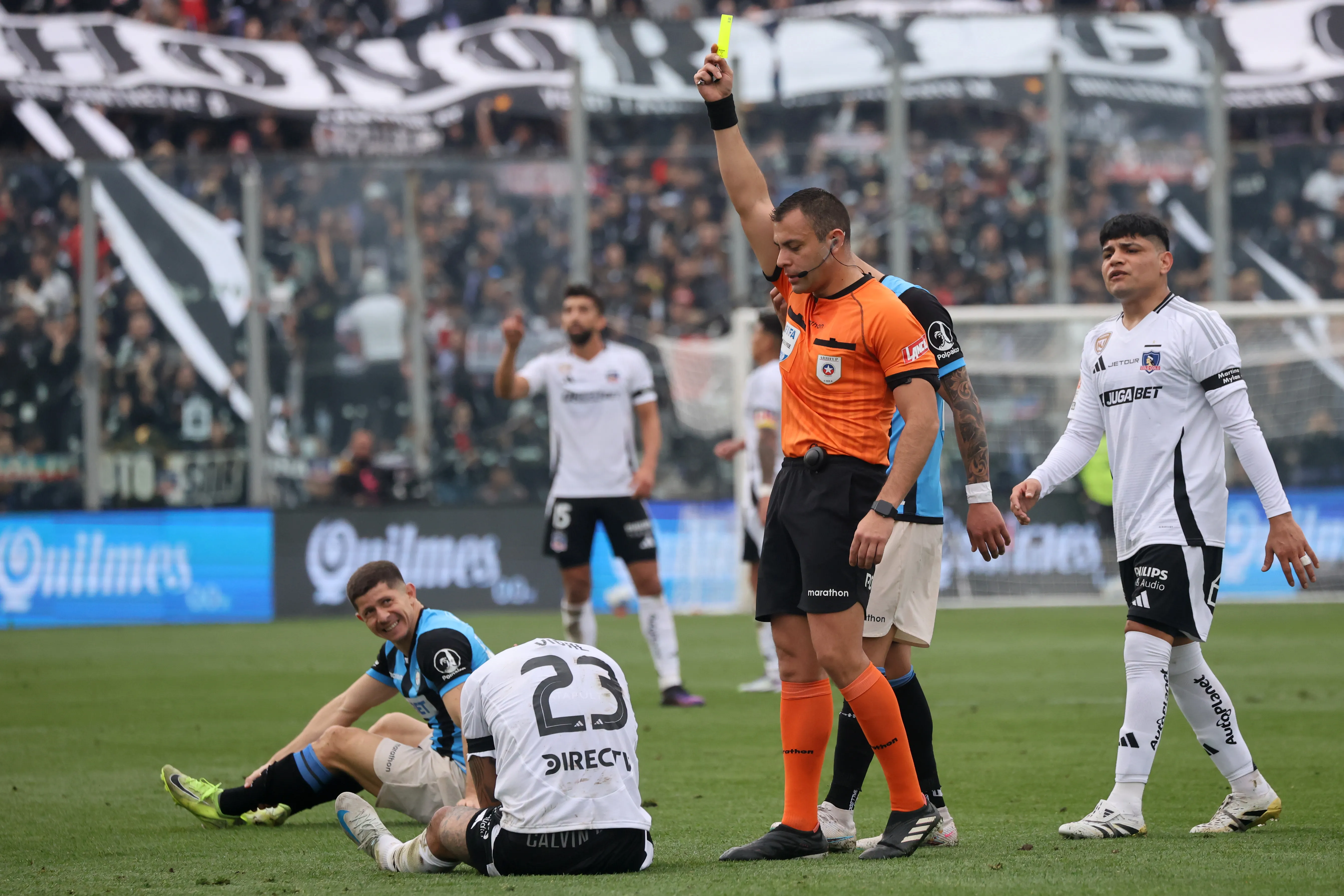 Diego Flores será el árbitro principal para el compromiso de Colo Colo.Imagen: Jonnathan Oyarzun/Photosport