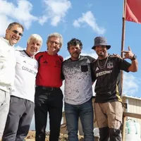 La especial visita de Colo Colo a Penco: compartieron y regalaron camisetas