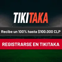 Bono de bienvenida TikiTaka: 100% hasta $100.000 en deportes o $500.000 + 200 tiradas