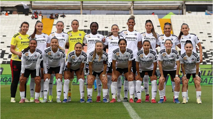 La formación de Colo Colo Femenino ante Unión Española.