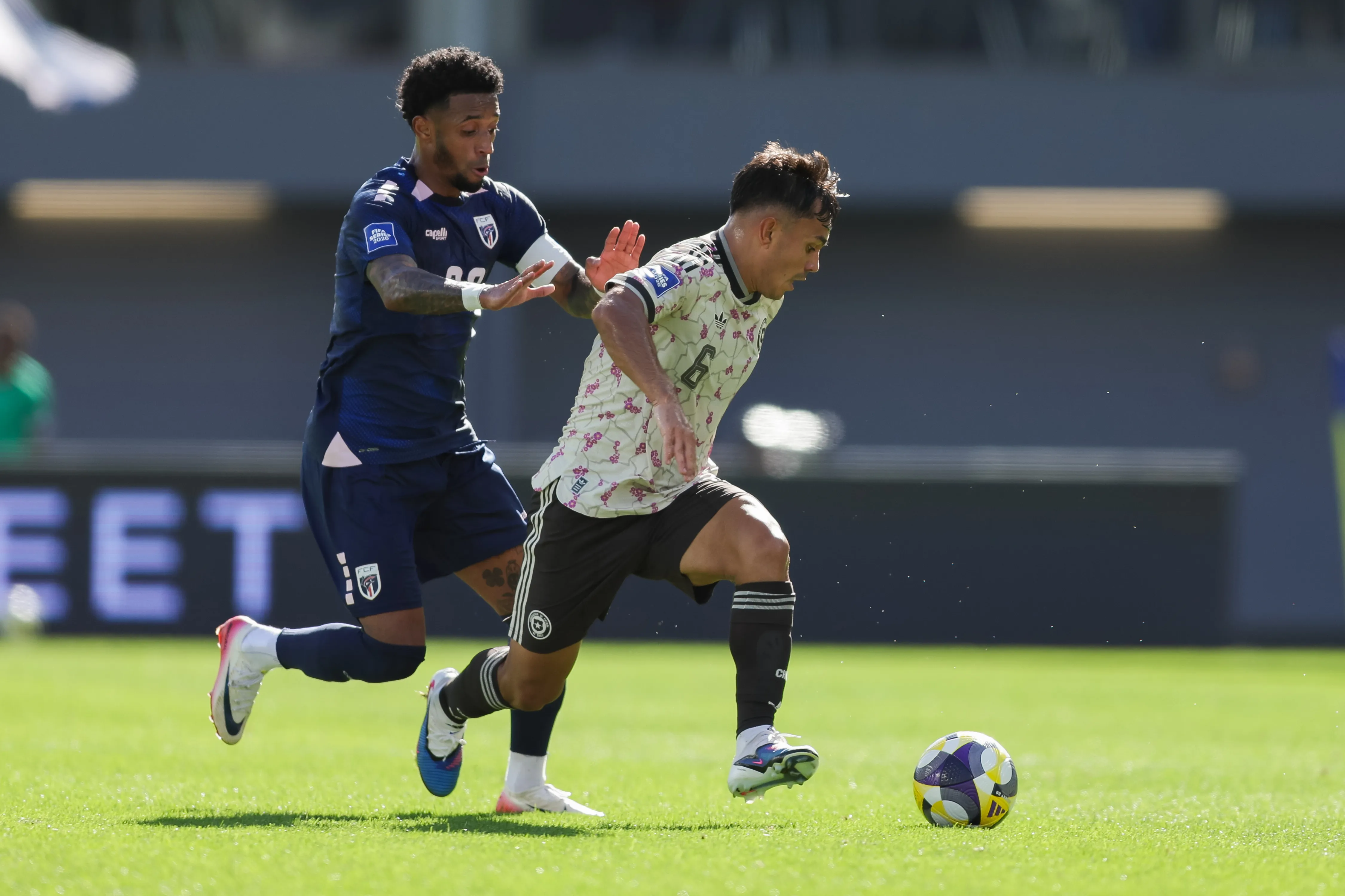Vicente Pizarro fue titular en el amistoso ante Cabo Verde. 