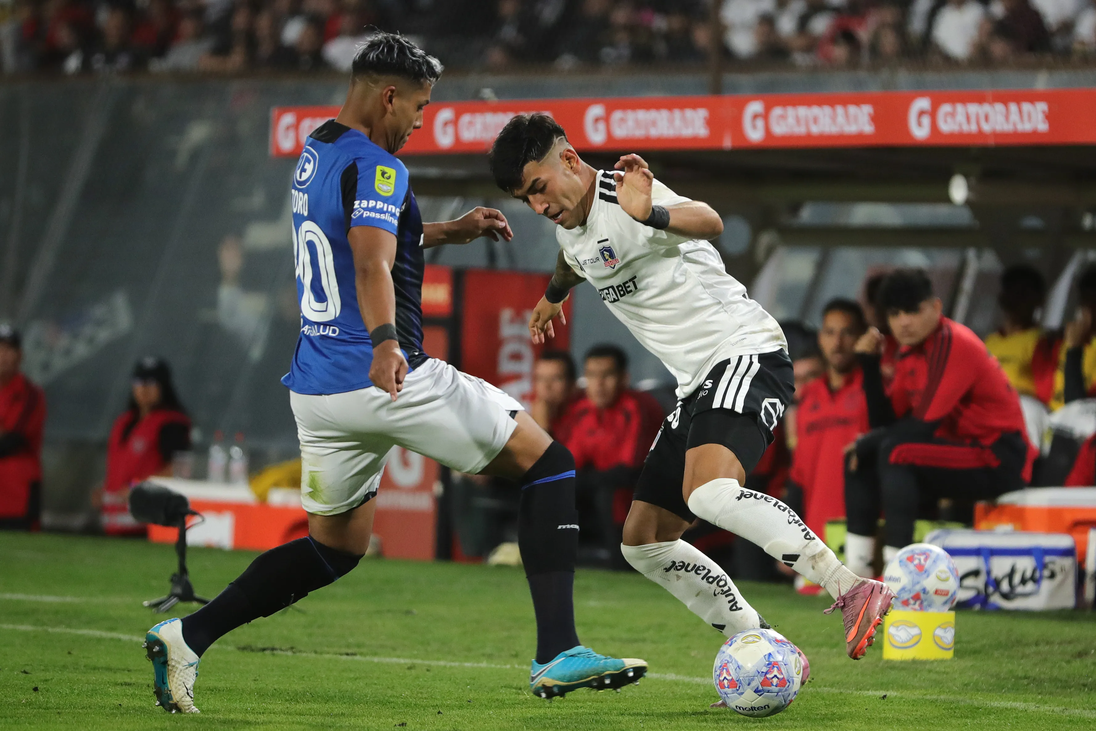Diego Ulloa no estará en el Colo Colo vs Huachipato.Imagen: Felipe Zanca/Photosport