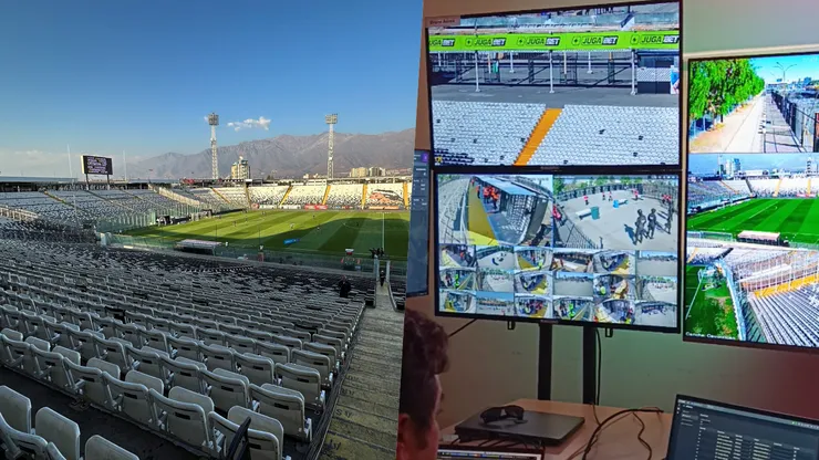 Así es la sala de operaciones del Estadio Monumental.