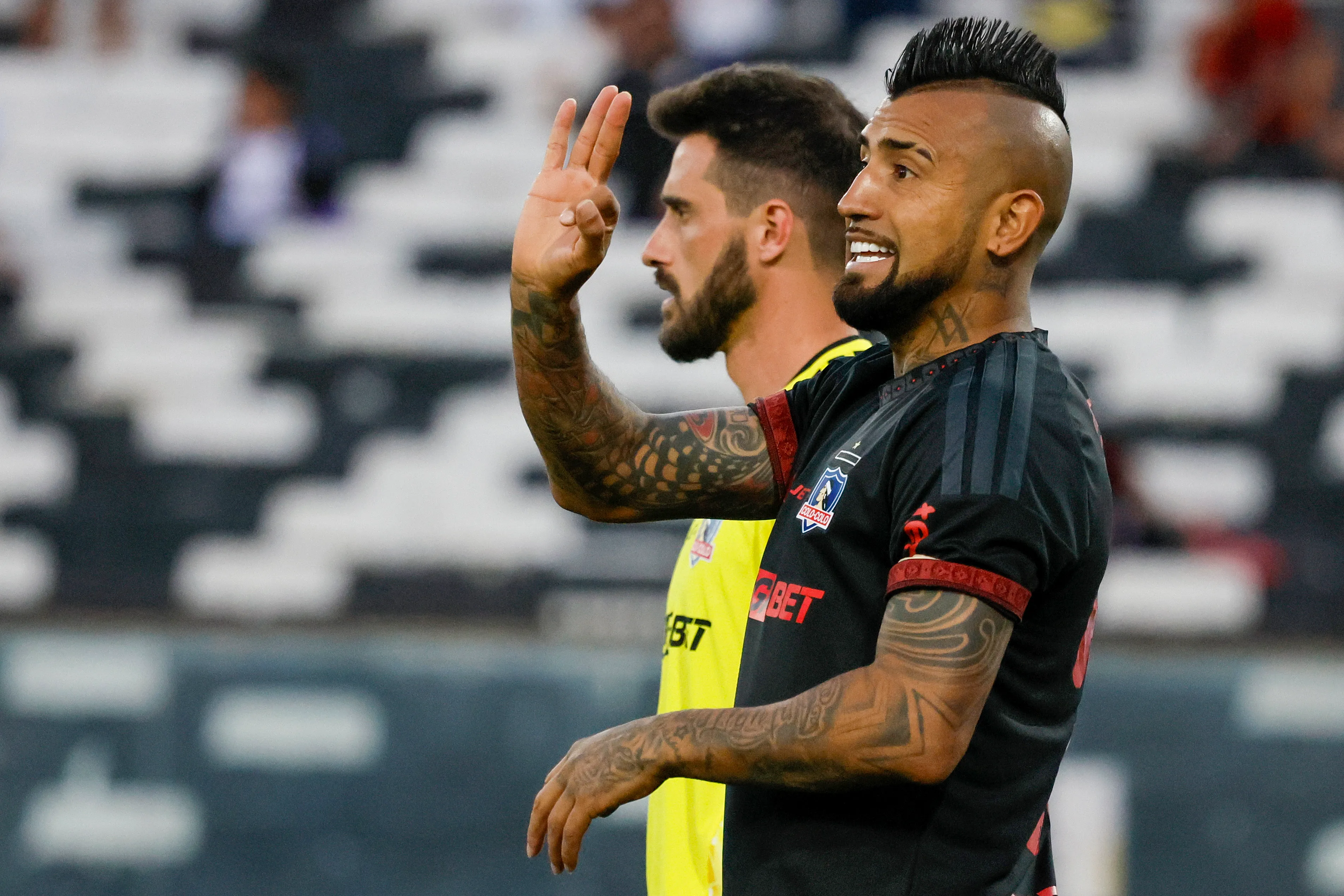 El King ingresó en el segundo tiempo en el triunfo ante Huachipato. 