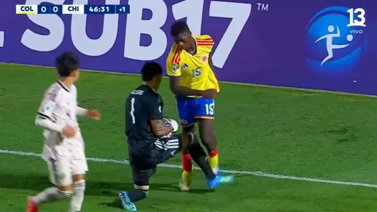 El insólito penal del arquero de Chile Sub 17 que se hace viral.