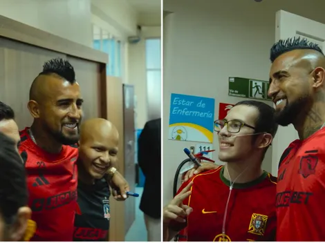 La emoción de Arturo Vidal tras la linda visita de Colo Colo