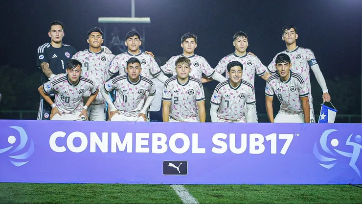 Tabla de posiciones del Sudamericano Sub 17.