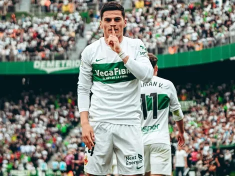 Ex Colo Colo: Lucas Cepeda celebra su primer gol en Europa con el Elche