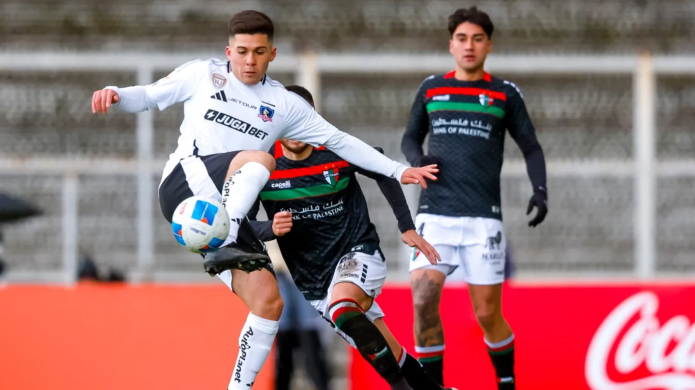 Colo Colo se verá las caras ante Palestino en el Monumental. Imagen: Pepe Alvujar/Photosport