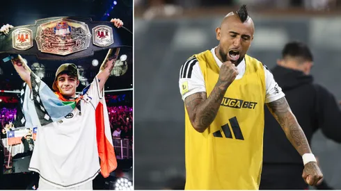Es el nuevo campeón mundial de Red Bull Batalla y cita a Arturo Vidal en su noche de gloria.