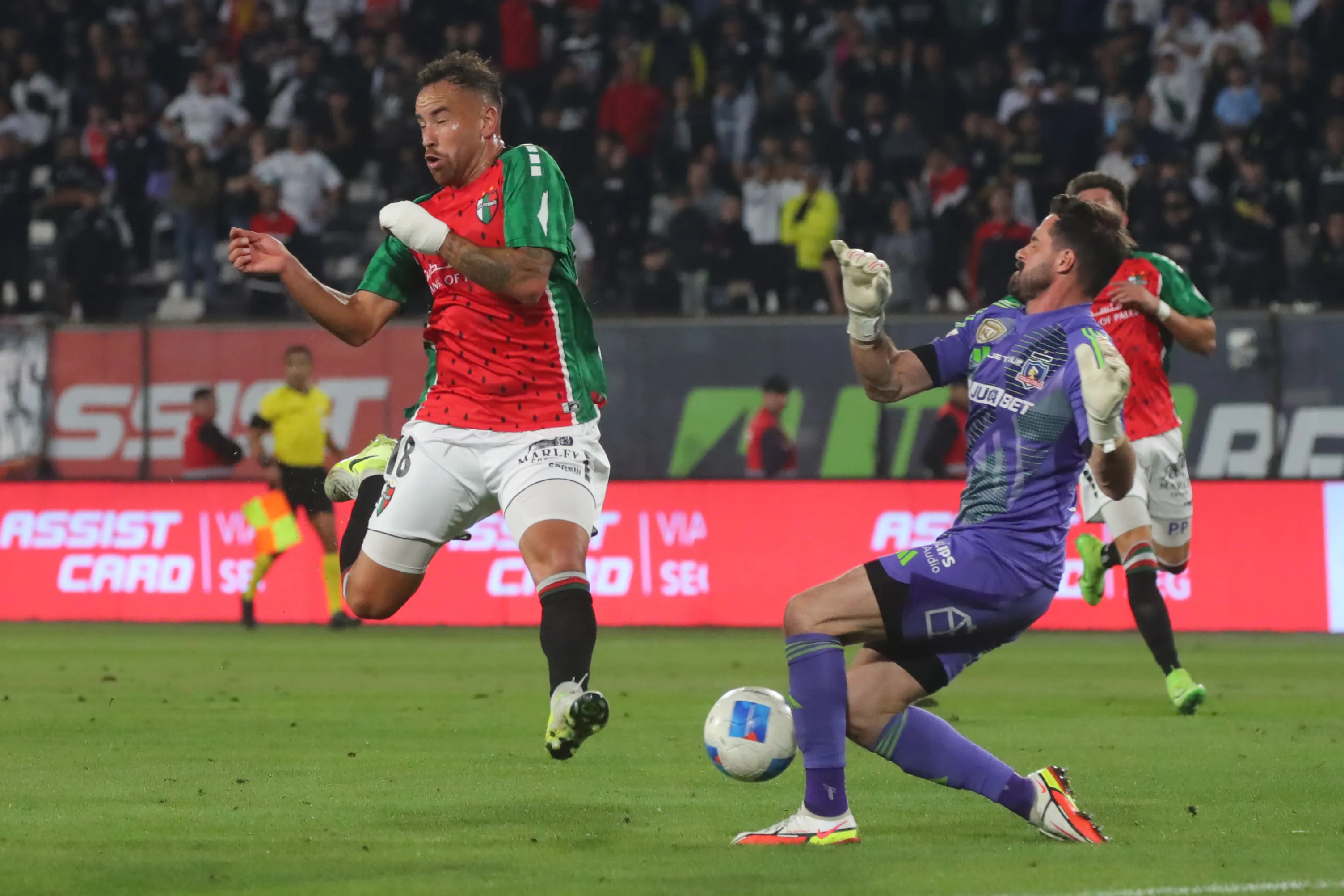Fernando de Paul palpita lo que será el duelo entre Colo Colo y Palestino.Imagen: Jonnathan Oyarzun/Photosport