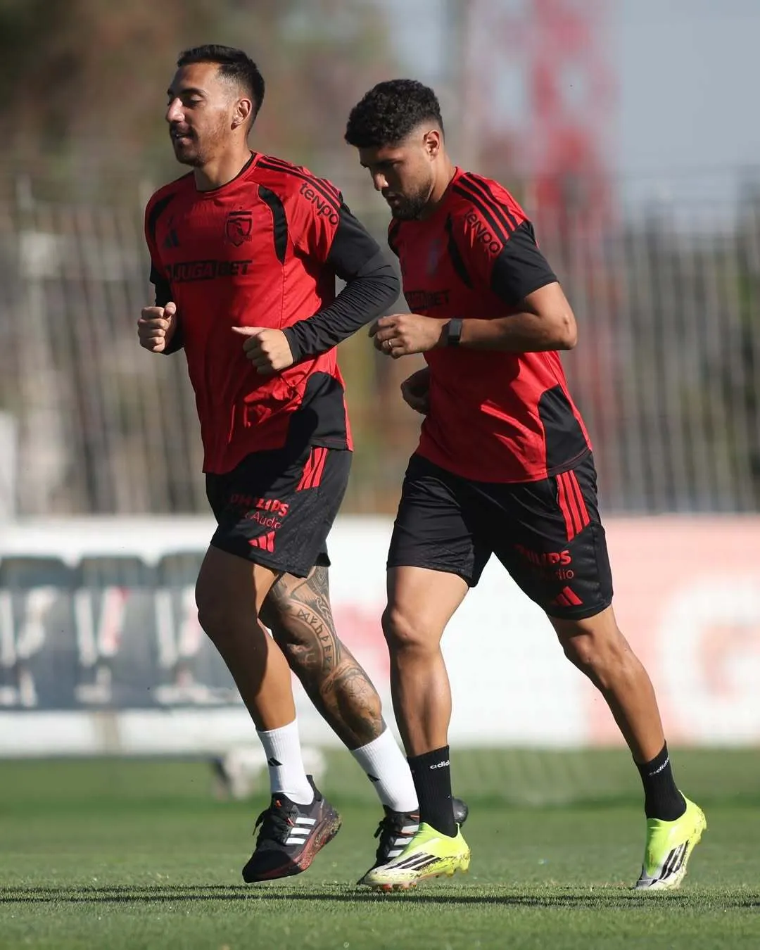 Toby Vega prefiere a Romero y Correa juntos en ataque.Imagen: Colo Colo Oficial