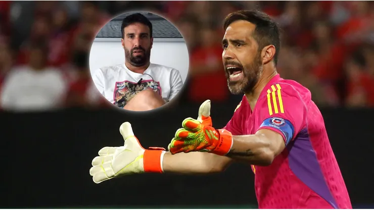 Claudio Bravo defiende a Chile de atrevido periodista argentino.