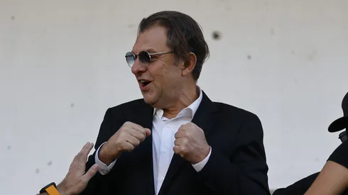 Aníbal Mosa celebra en la ANFP.