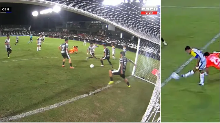"¿Cómo no fue gol?": A Vicente Pizarro le sacan un gol de la línea en Copa Libertadores con Rosario Central.