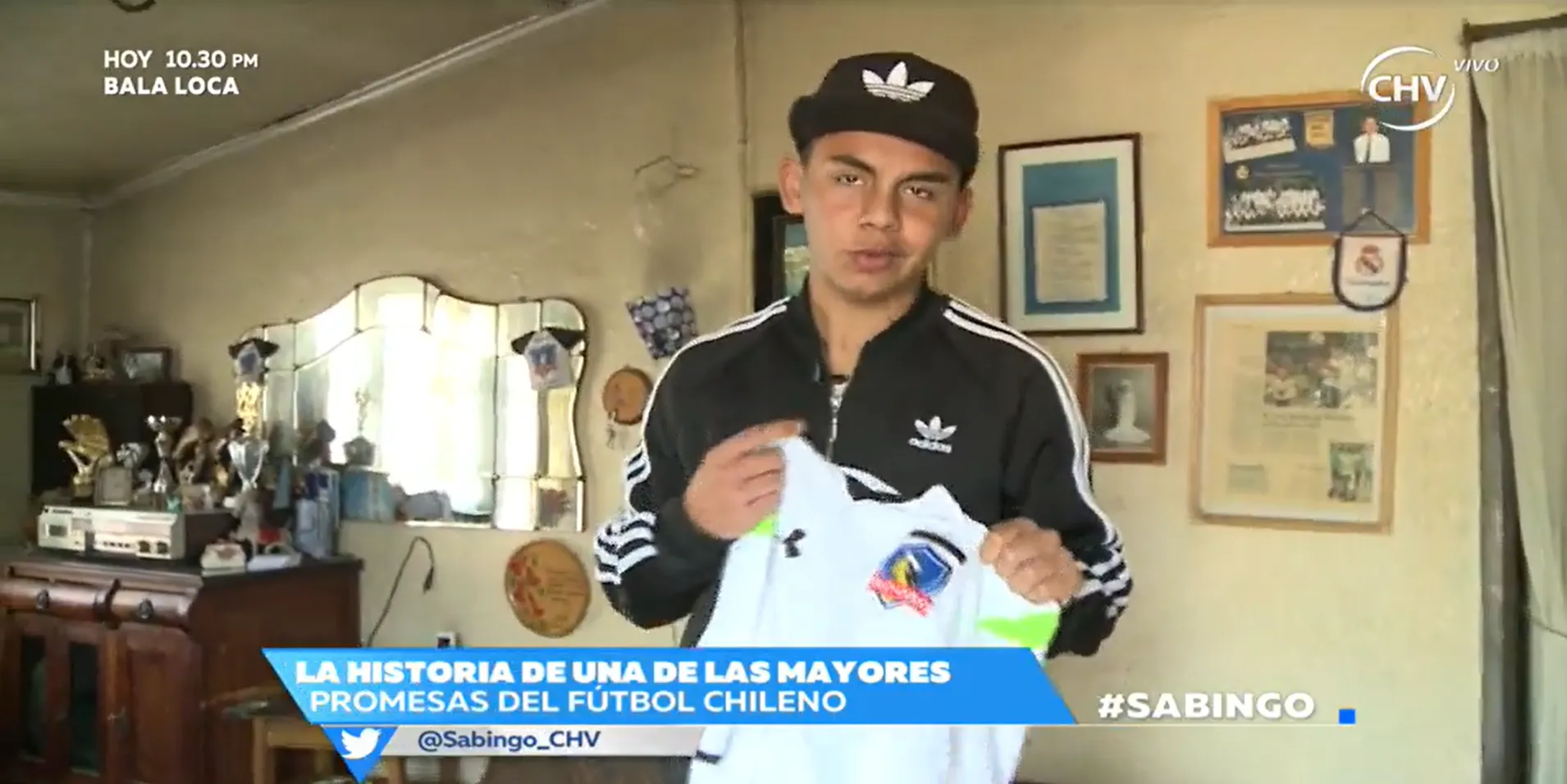 Zederick Vega también brilló en la Copa Chilectra, hoy Copa ENEL. Foto: Captura CHV.