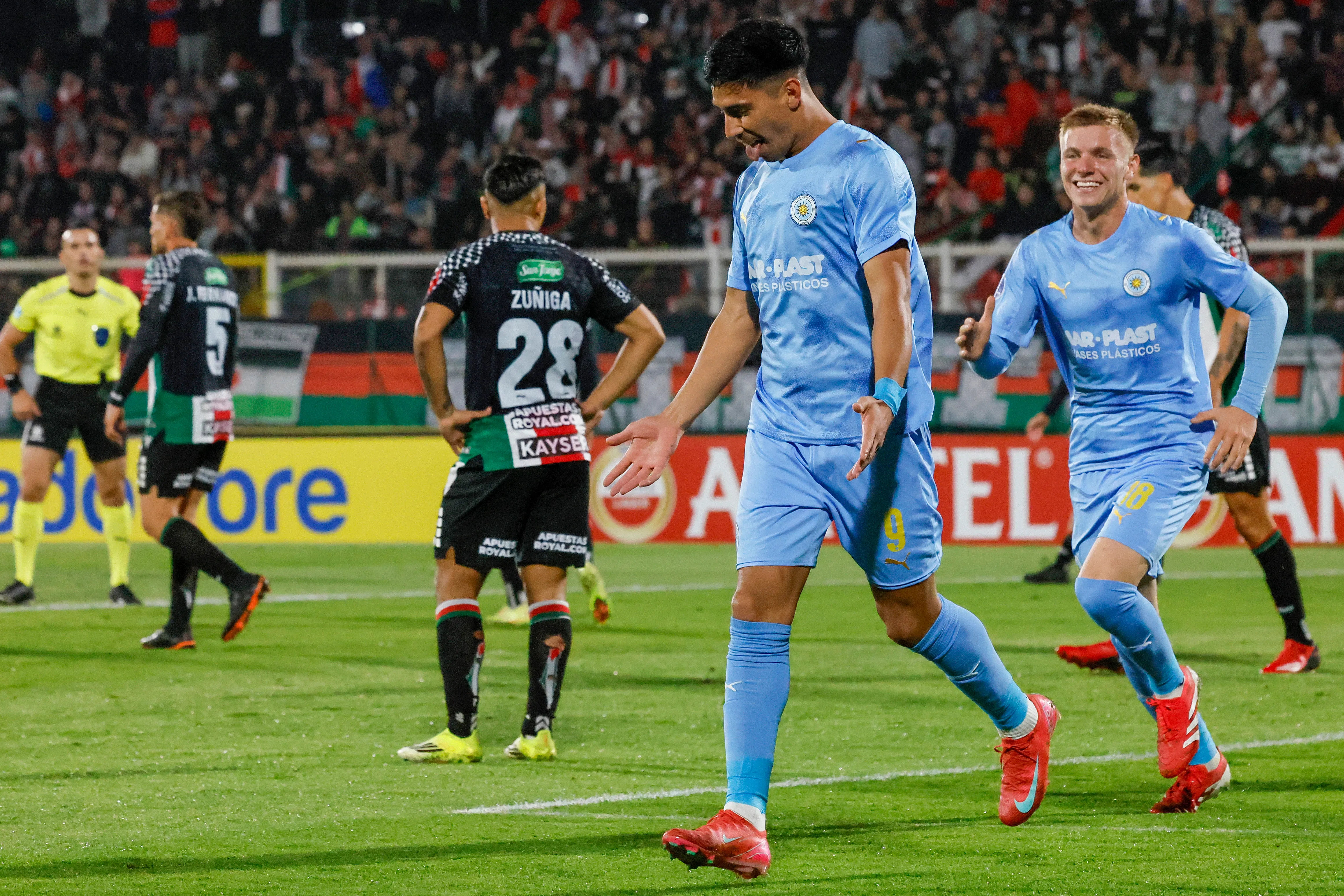 Salomón Rodríguez viene de anotarle a Palestino en Copa Sudamericana | Foto: Photosport