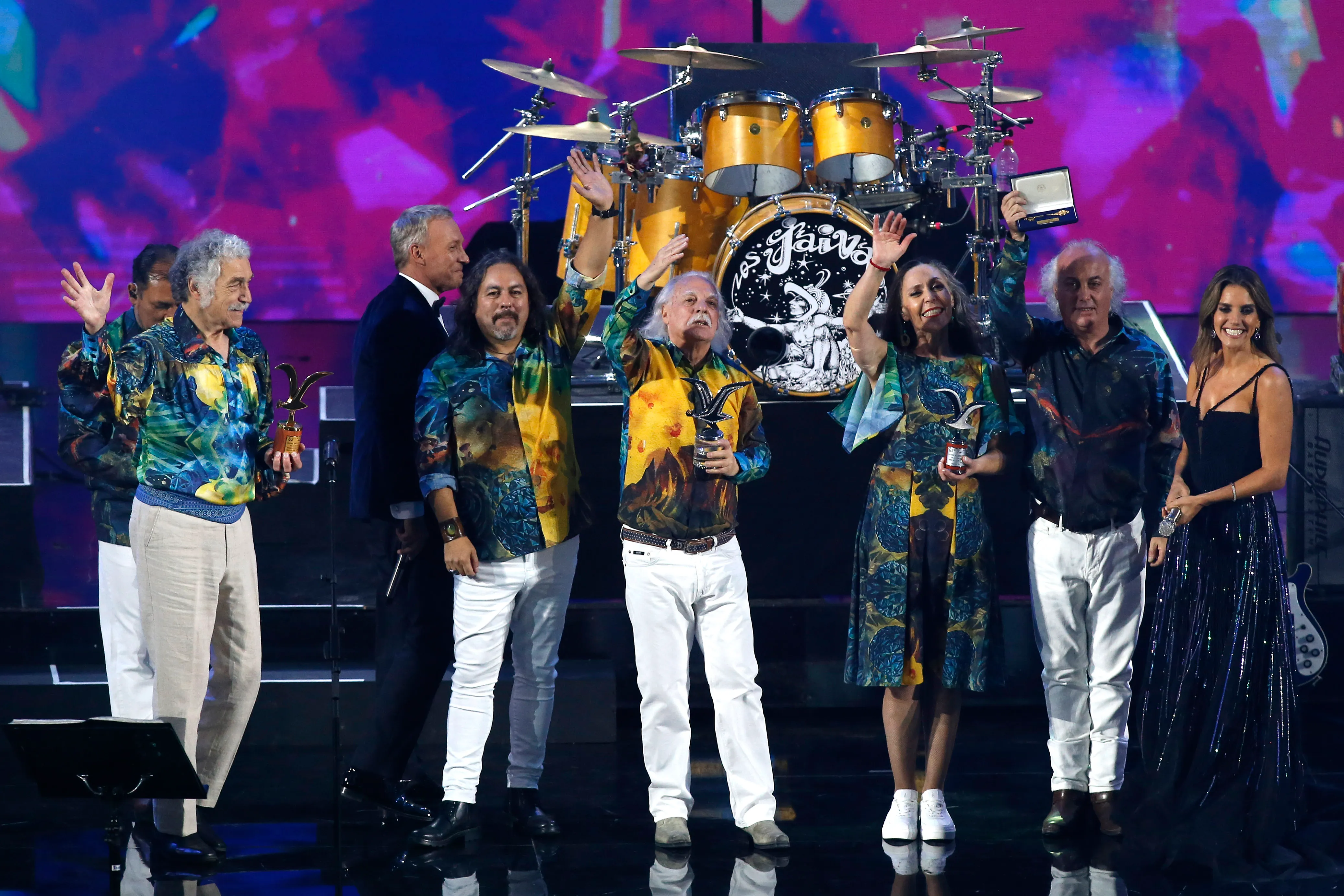 Los Jaivas en el Festival de Viña en 2023.