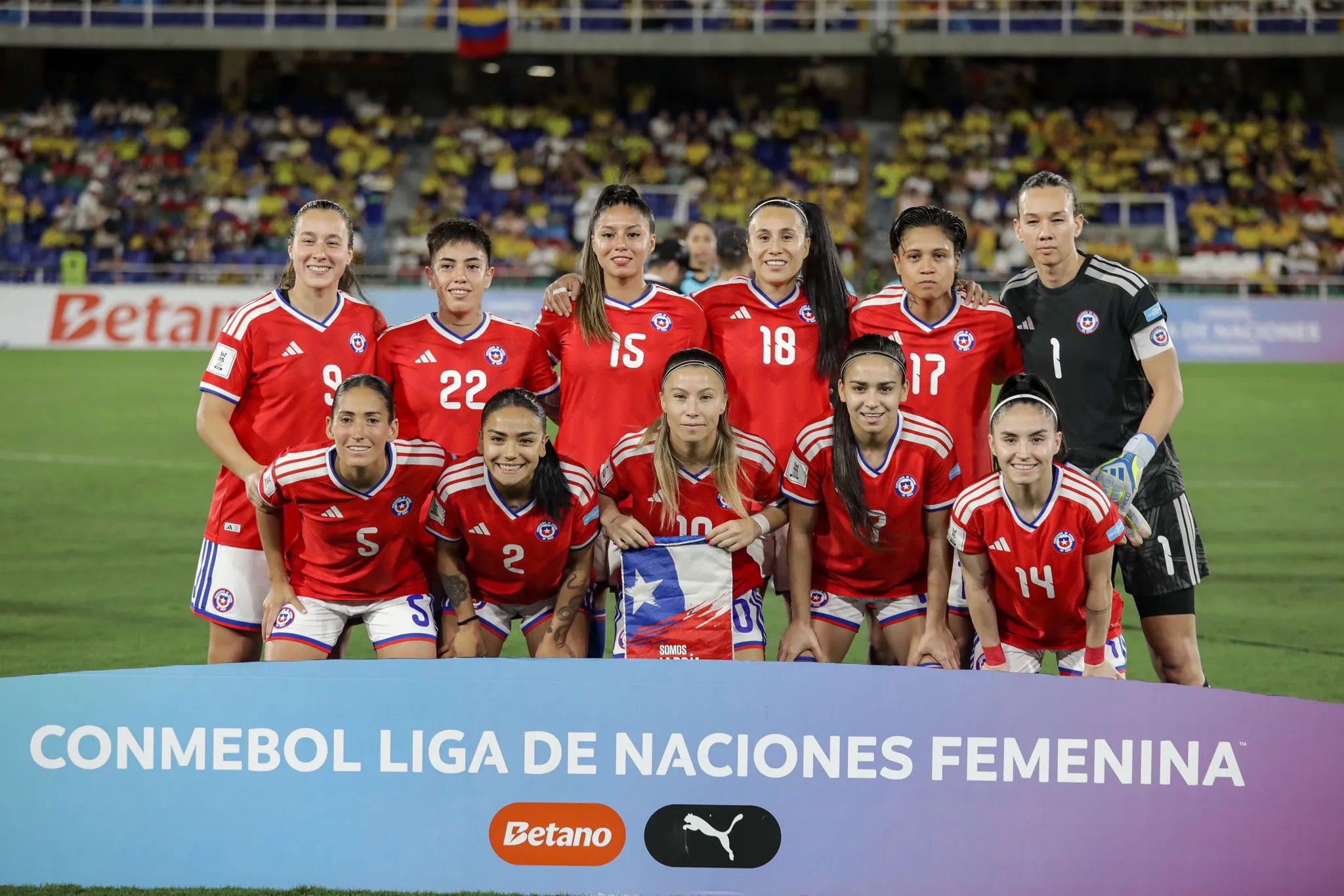 Chile Femenino está en zona de repechaje gracias a su diferencia de gol | Foto: Photosport