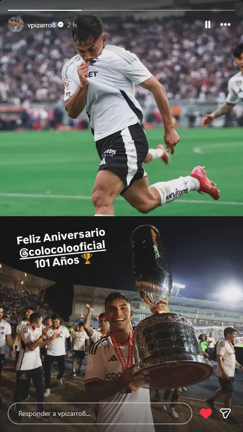 Saludo de Vicente Pizarro.