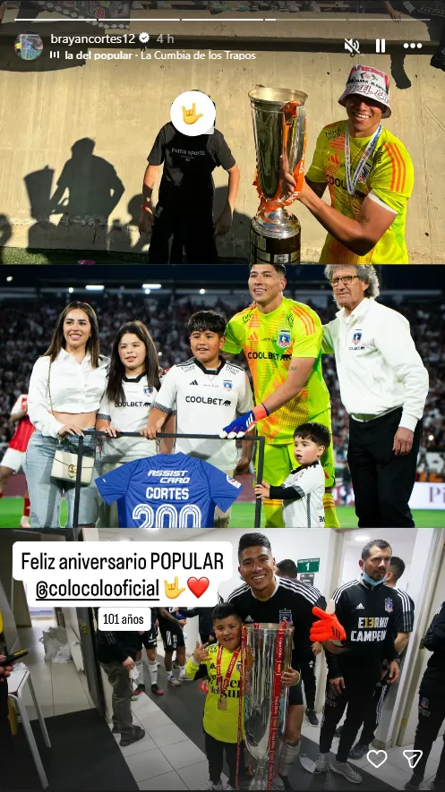 Saludo de Brayan Cortés.