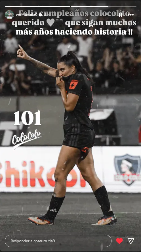 Saludo de María José Urrutia.