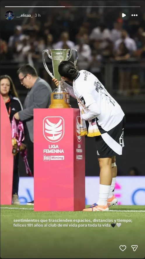 Saludo de Elisa Durán.