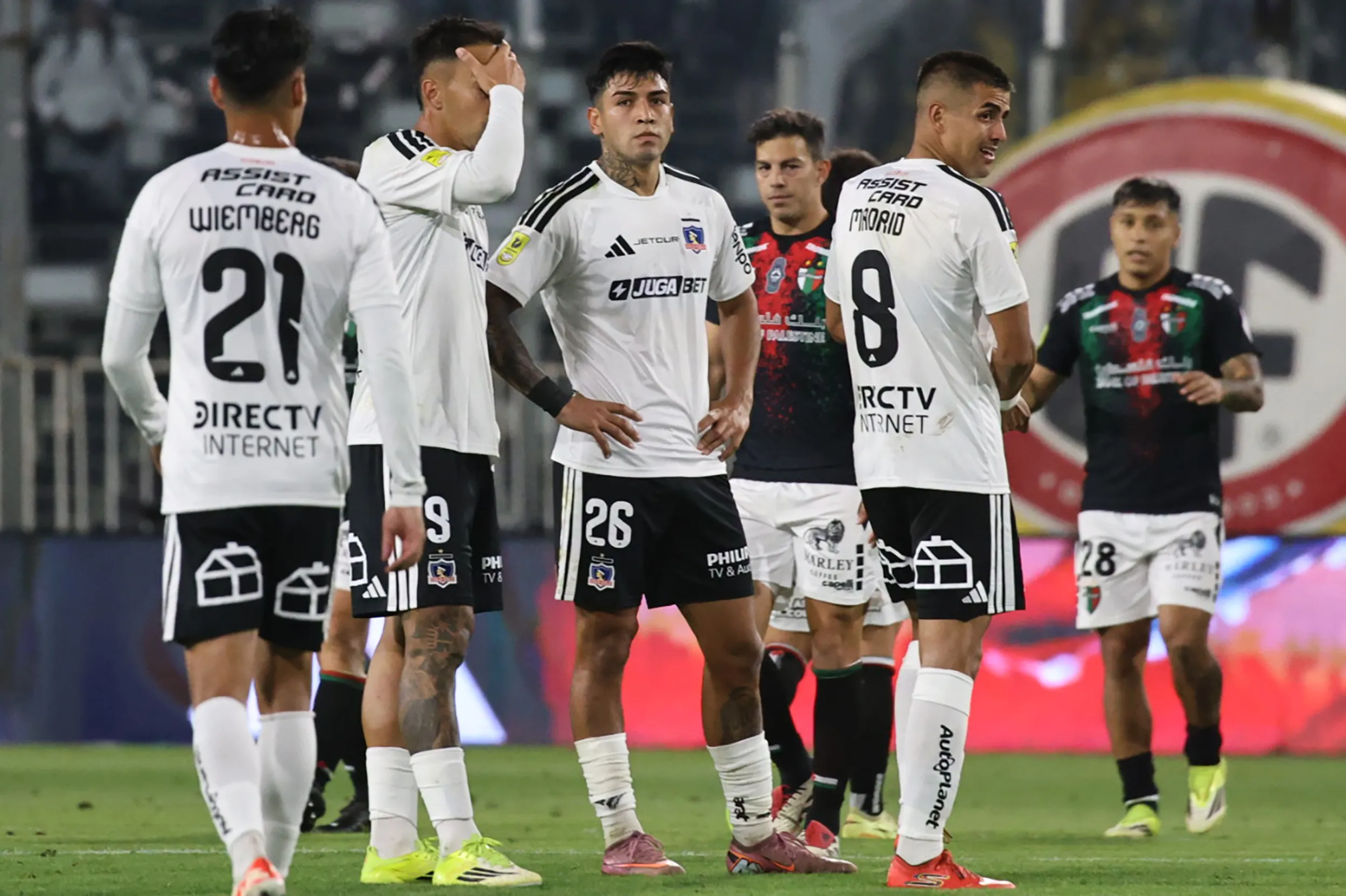 Colo Colo cayó por la mínima ante Palestino en el Monumental. Imagen: Diego Martin/Photosport