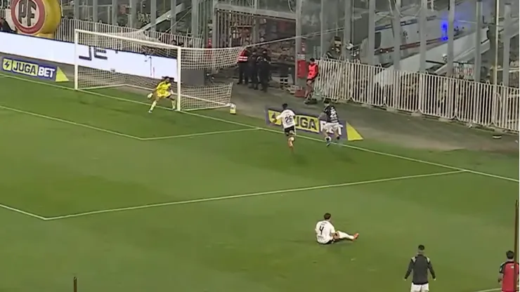 El VAR operó en el gol anulado de Palestino ante Colo Colo por la fecha 10 de la Liga de Primera.