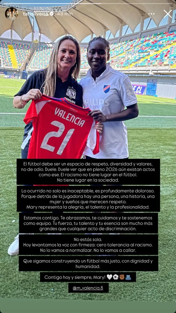 La publicación de Tatiele Silveira.