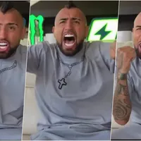 La eufórica celebración de Arturo Vidal en el triunfo de Colo Colo