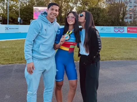 Hija de Matías Fernández la rompe toda en el patín carrera en Alemania