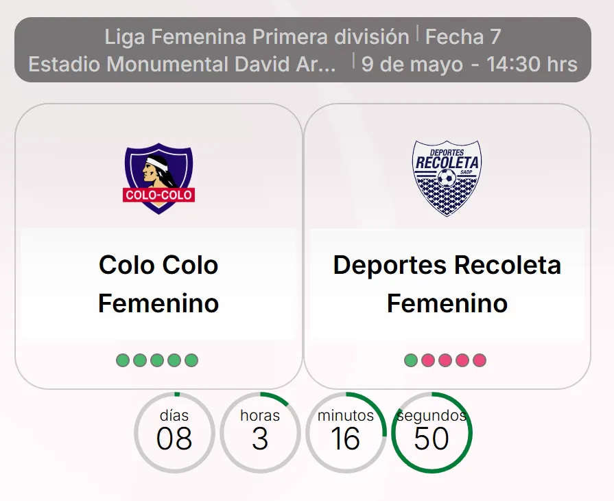 Colo Colo vivirá una nueva jornada doble en el Estadio Monumental. Foto: Campeonato Chileno.
