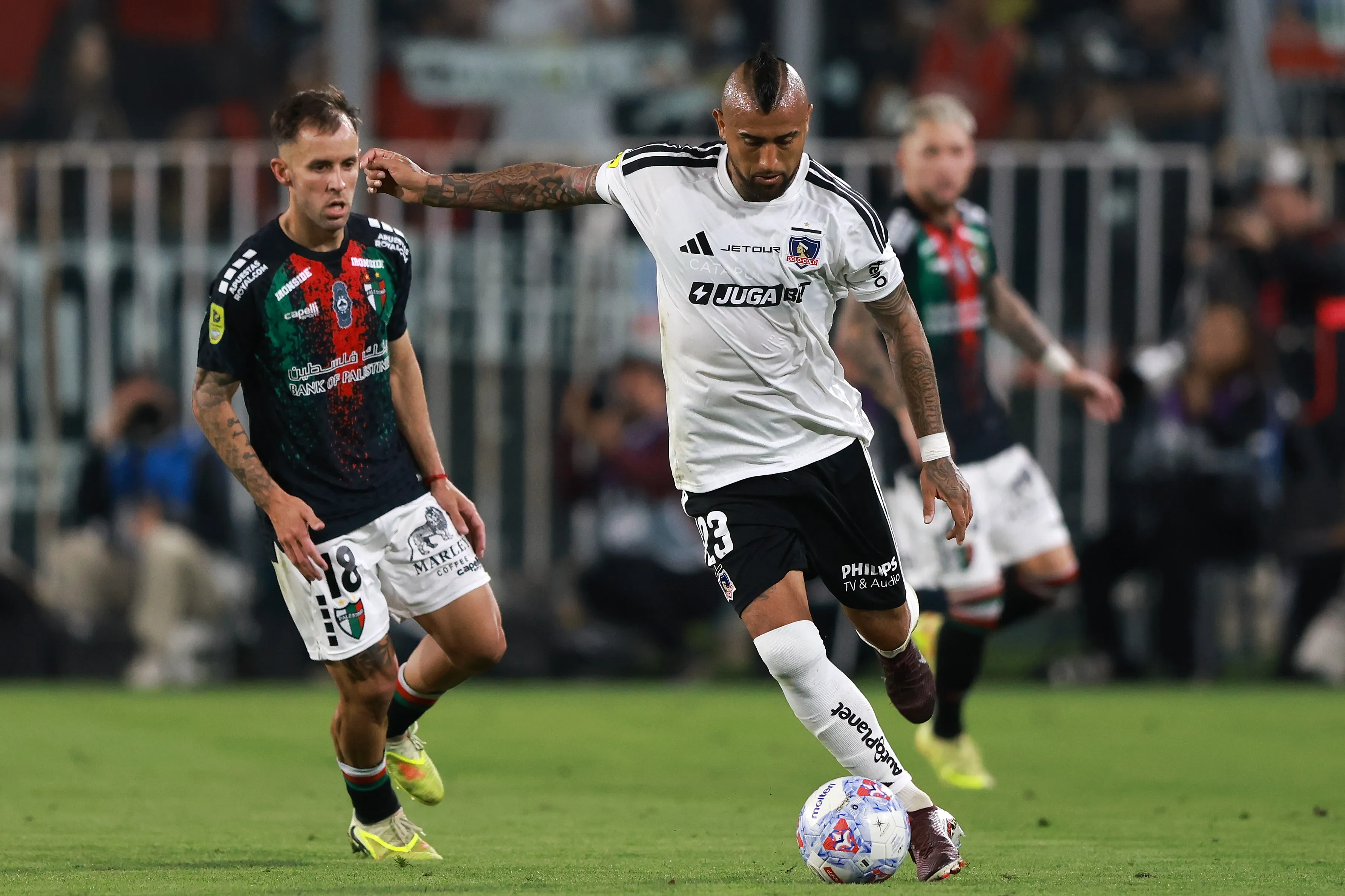 El King no ocultó su molestia por el planteamiento de Palestino en el Monumental. 