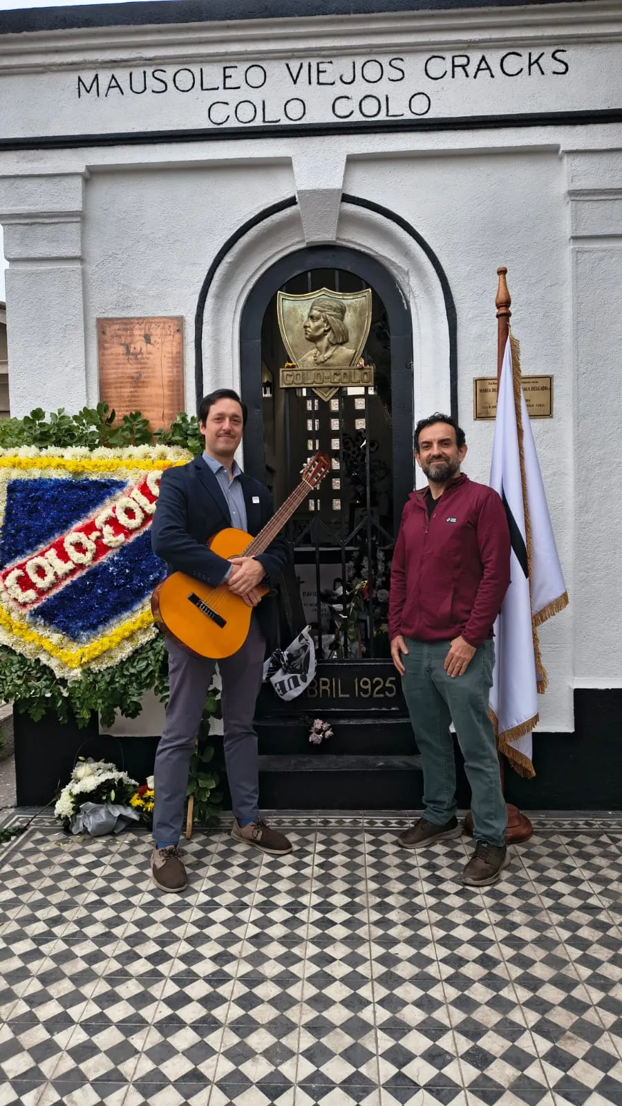 Pepe Santiago y Ramón Aguirre, autores del tango “Vámonos Quiñones” | Foto: Raúl Zamorano Zamora