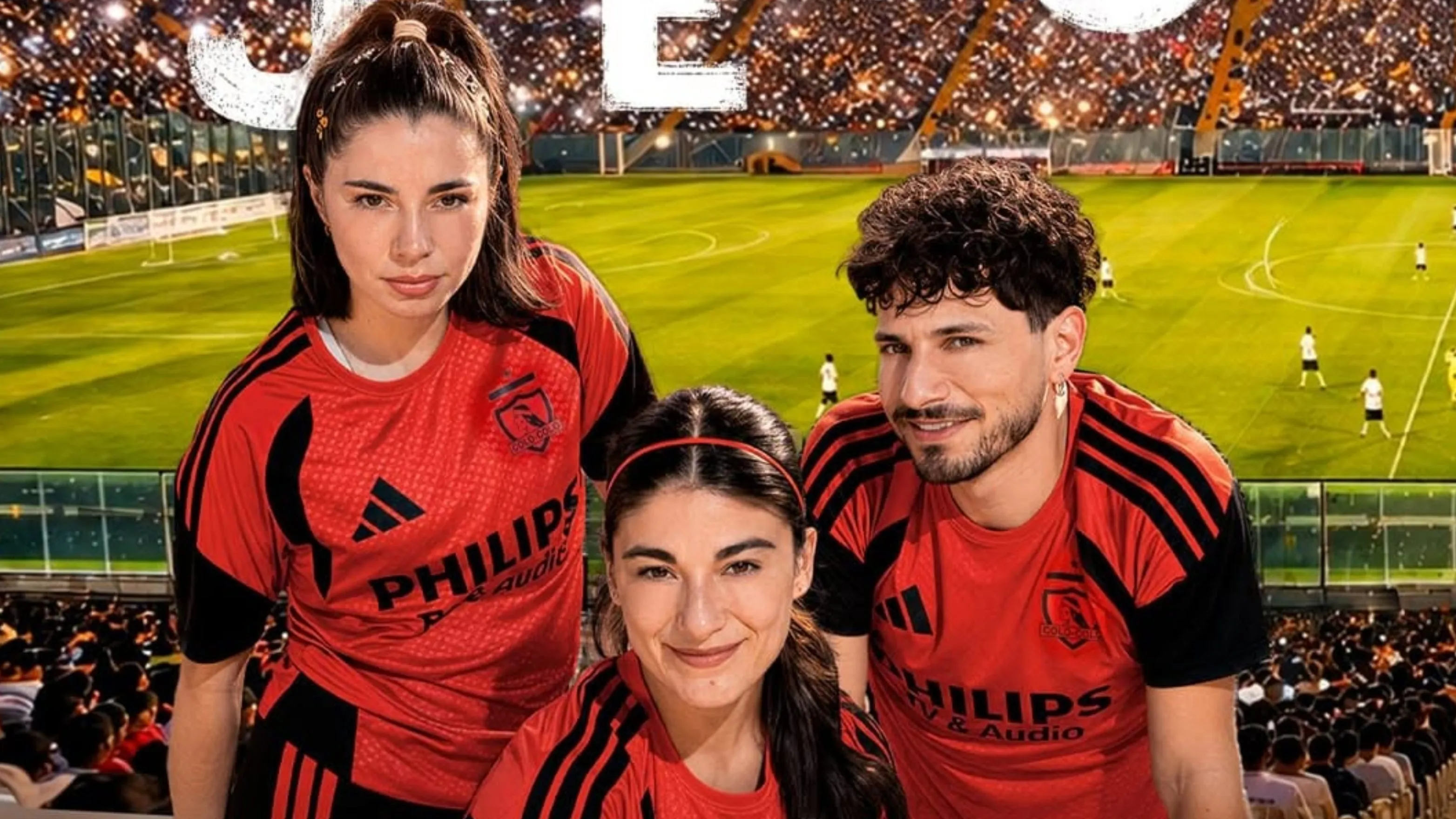 Parte del elenco de la nueva teleserie de TVN inspirada en Colo Colo Femenino.