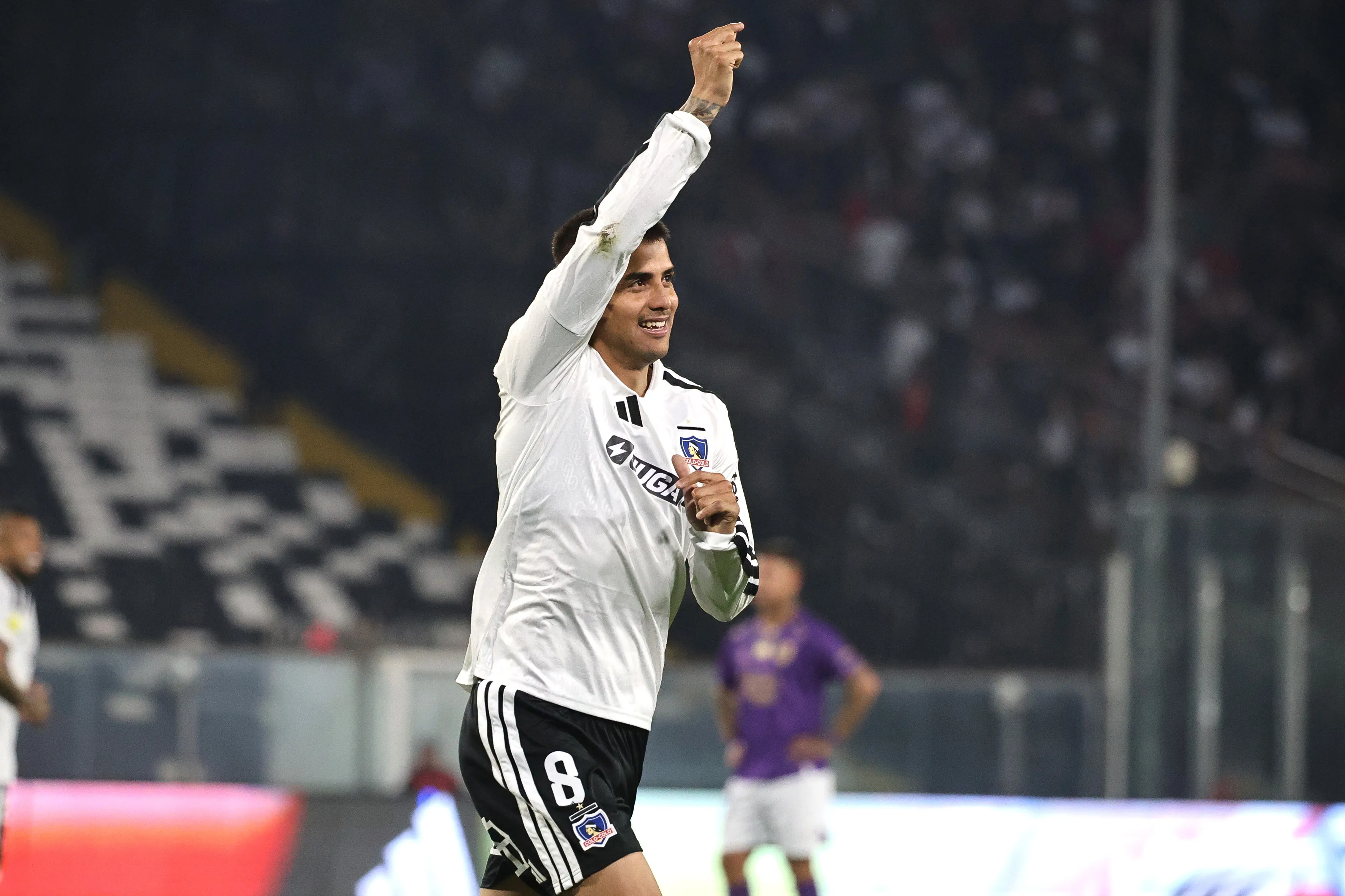 Álvaro Madrid es el segundo goleador de Colo Colo en 2026 siendo volante | Foto: Photosport