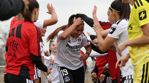 Geraldine Mardones debutó profesionalmente en Colo Colo Femenino ante Palestino.