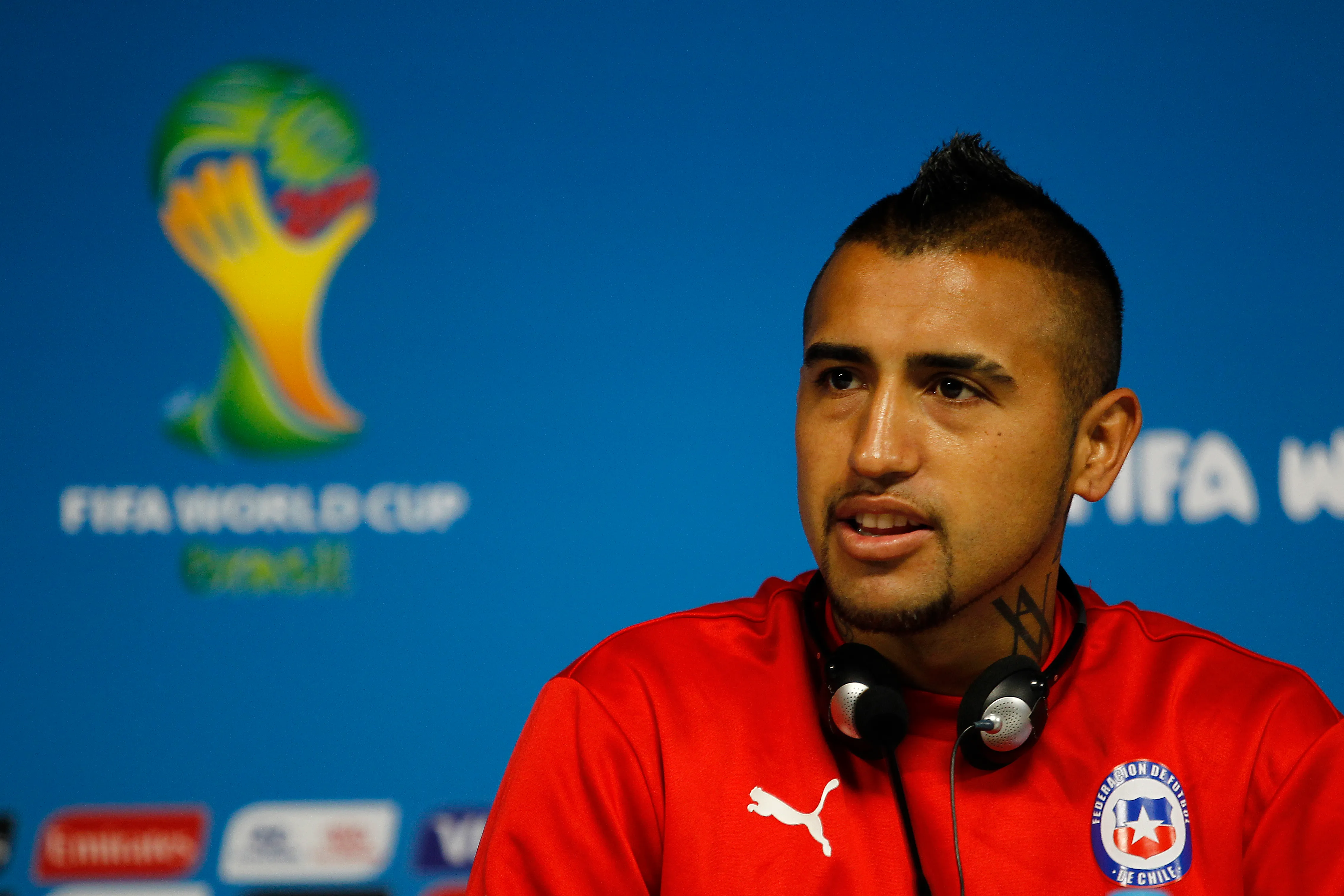 El último Mundial de Vidal fue en Brasil 2014 | Foto: Photosport