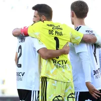 Fernando De Paul fue con muletas al partido de Colo Colo vs Coquimbo