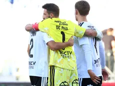 Fernando De Paul fue con muletas al partido de Colo Colo vs Coquimbo