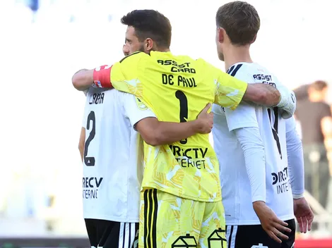 Fernando De Paul fue con muletas al partido de Colo Colo vs Coquimbo