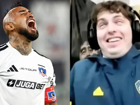 Arturo Vidal trolea en vivo a Davoo Xeneize tras triunfo de Colo Colo