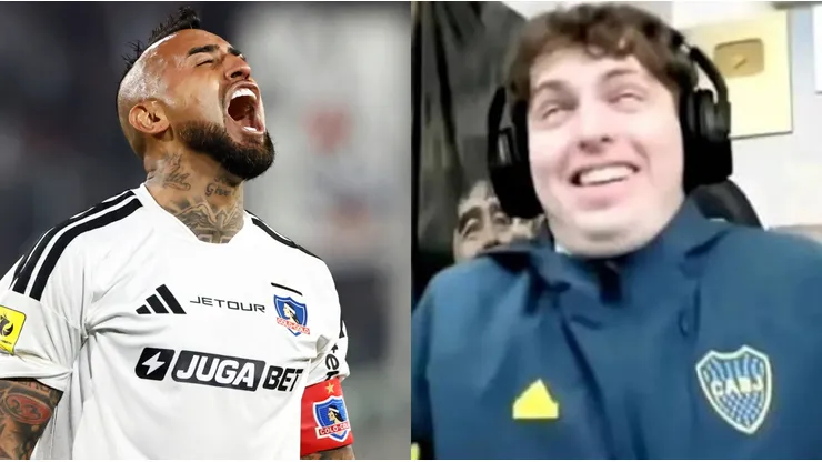 Arturo Vidal es pura felicidad tras el triunfo de Colo Colo.