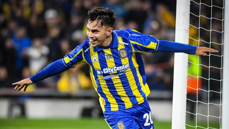 Vicente Pizarro se luce y marca un golazo para Rosario Central en Copa Libertadores.