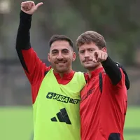 Joaquín Sosa aplaude a Javier Correa por su presente goleador en Colo Colo